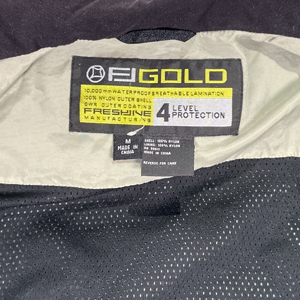 FJ Gold Men’s Y2K Ski Snowboard Jacket Waterproof M - Picture 6 of 14